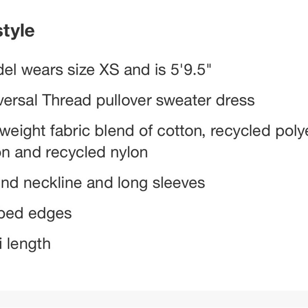 Target Women’s Universal Threads Long Sleeve Midi Textured Sweater Dress Size XS - Picture 4 of 8